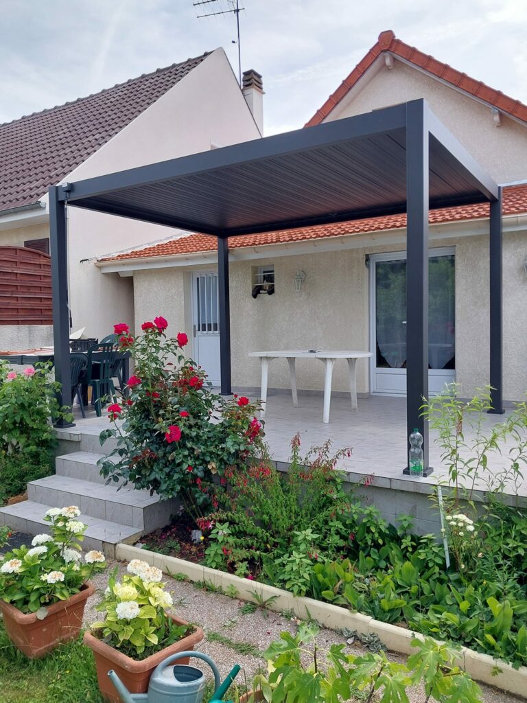 Pergola jardin FM Menuiserie