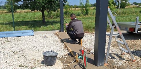 installation portail motorisé