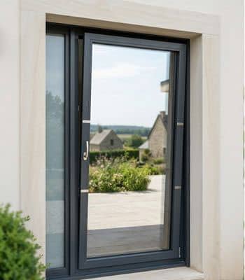 Fenêtre aluminium noir